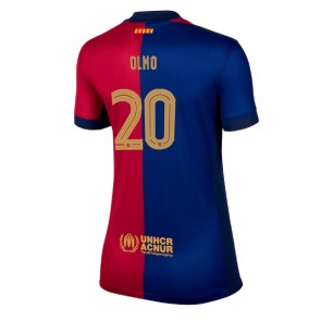 Barcelona Dani Olmo #20 Dámské Domácí Dres 2024-25 Krátký Rukáv